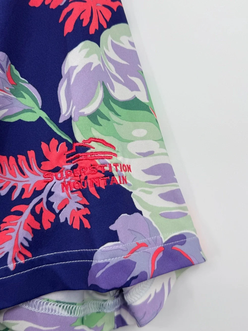 RLX Ralph Lauren Golf Polo Men’s L Navy Tropical Floral Performance Shirt